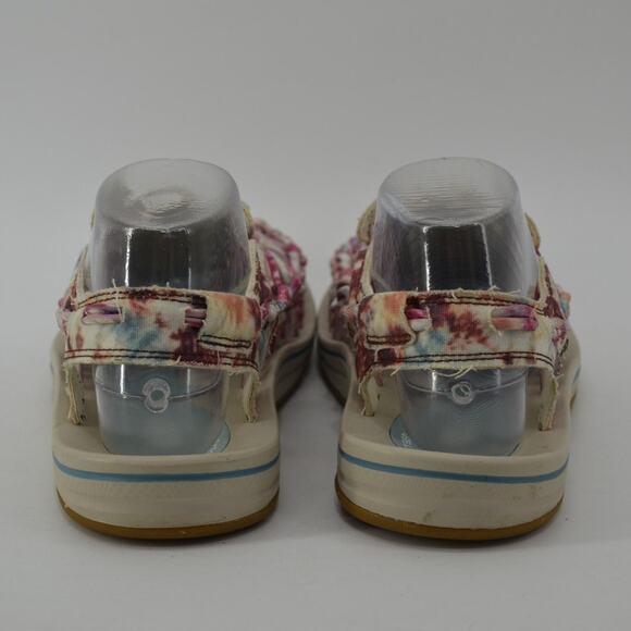 Keen Uneek Canvas Womens Sz 9 Cord Classic Sandals Tie-dye - Picture 10 of 13